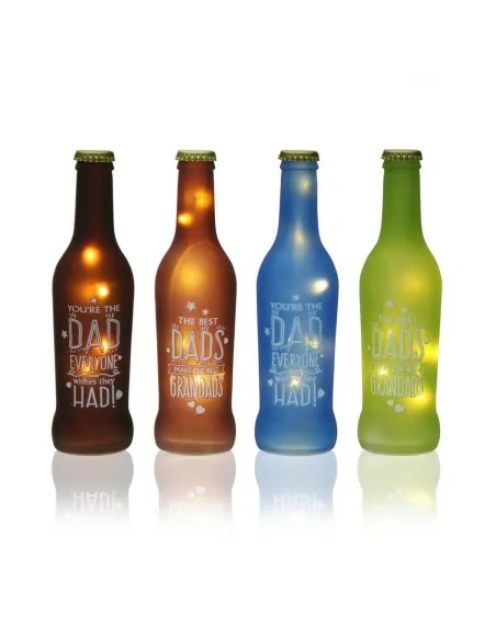 BOTELLA SURTIDA LED 4 COLORES