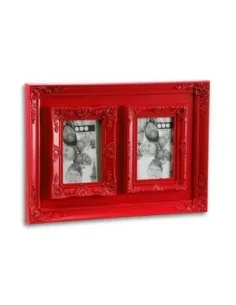 PORTAFOTOS DOBLE 10X15 ROJO