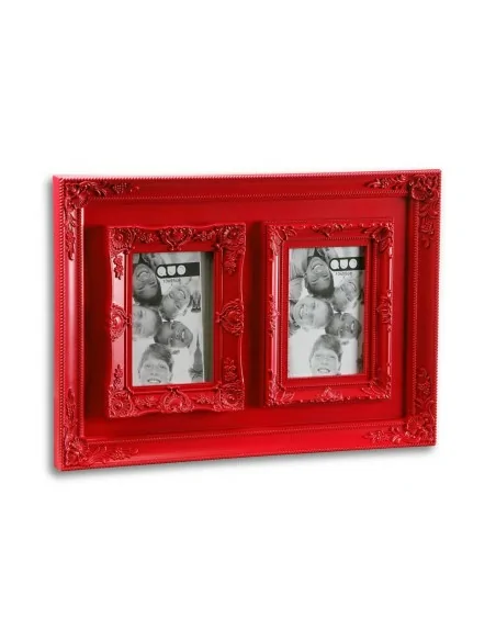 PORTAFOTOS DOBLE 10X15 ROJO