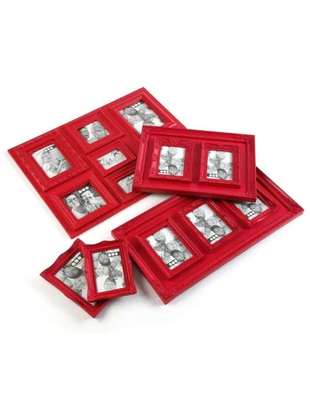 PORTAFOTOS DOBLE 10X15 ROJO