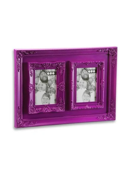 PORTAFOTOS DOBLE 10X15 VIOLETA