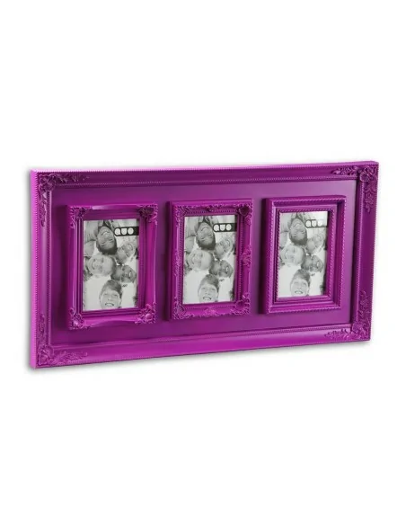 PORTAFOTOS 3 VENTANAS VIOLETA