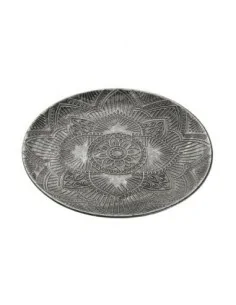 CENTRO REDONDO PLATA MOSAICO