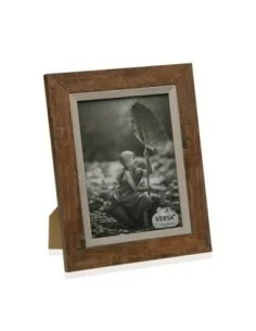 PORTAFOTO MADERA MARRON 15X20