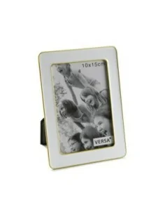 PORTAFOTOS BLANCO/ORO 10X15