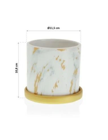MACETA CERAMICA MARMOL 11,5x10