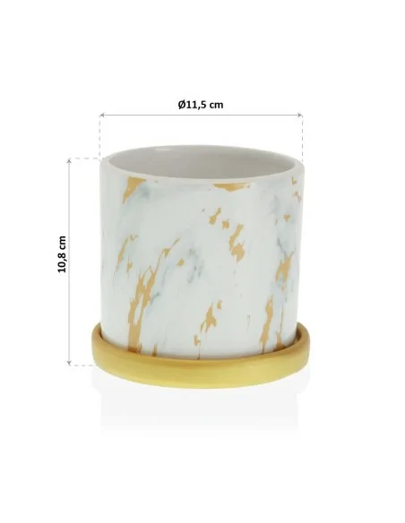 MACETA CERAMICA MARMOL 11,5x10