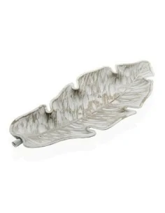 CENTRO DE MESA HOJA BLANCA