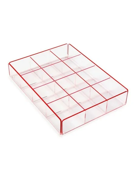 BANDEJA ACRILICA MULTI ROJA