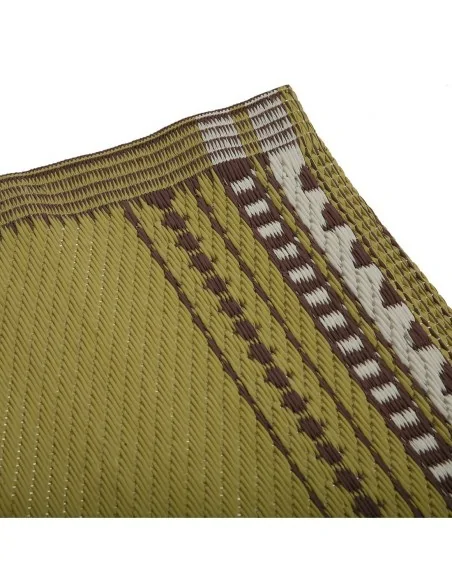 ALFOMBRA BEIGE Y VERDE