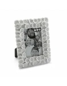 PORTAFOTOS 10X15 BLANCO FLORES