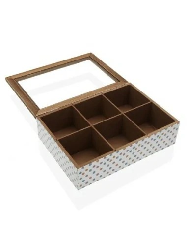 CAJA TE MADERA SPRINGDOTS