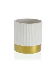 MACETA CERAMICA BLANCA 13,5x14