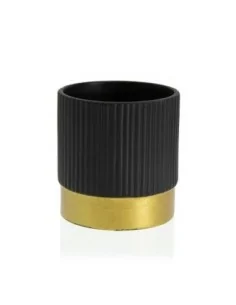 MACETA CERAMICA NEGRA 13,5x14