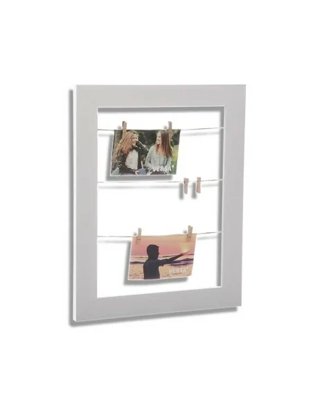 PORTAFOTO MULTIPLE BLANCO