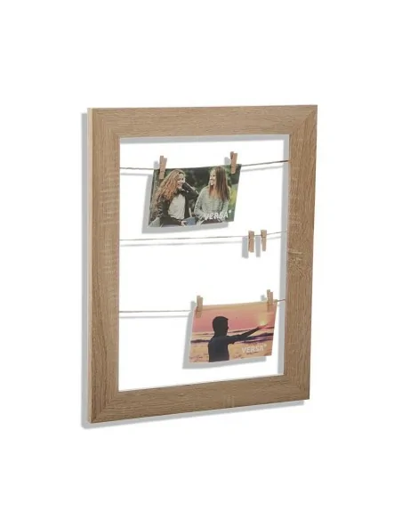 PORTAFOTO MULTIPLE MADERA NAT.