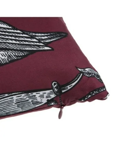 COJIN ROJO DEC. PÁJAROS