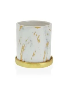 MACETA CERAMICA MARMOL 13,8x14