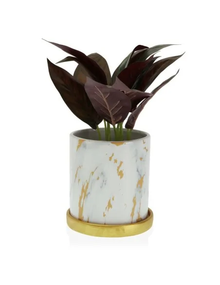 MACETA CERAMICA MARMOL 13,8x14