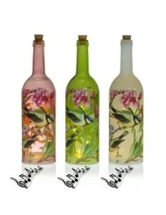 BOTELLA LED SURTIDA CON MUSICA