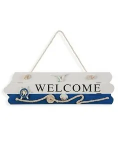 CARTEL WELCOME  BLUE SEA