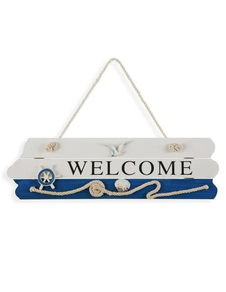 CARTEL WELCOME  BLUE SEA