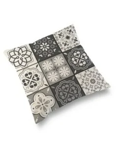 COJIN C/ RELLENO MOSAIC GREY
