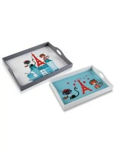 SET 2 BANDEJAS GATO EN PARIS