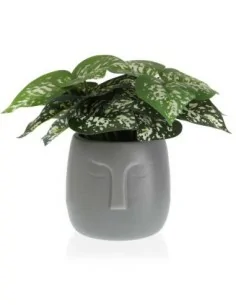 MACETA CERAMICA TIKI GRIS 2