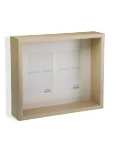 PORTAFOTOS MADERA 2 FOTOS