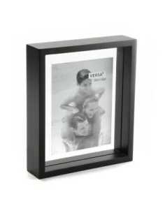 PORTAFOTOS MADERA NEGRO 20X25