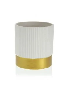 MACETA CERAMICA BLANCA 16x17