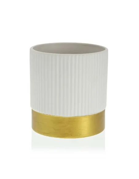 MACETA CERAMICA BLANCA 16x17