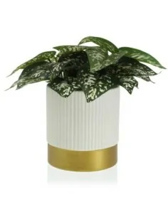 MACETA CERAMICA BLANCA 16x17 2