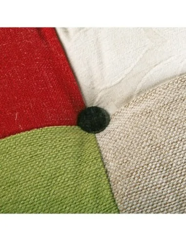 COJIN RECT.C/RELLENO BL/GR PAT