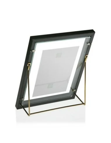 PORTAFOTOS NEGRO-DORADO 13x18