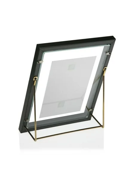 PORTAFOTOS NEGRO-DORADO 13x18