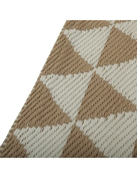 ALFOMBRA BEIGE ROMBOS