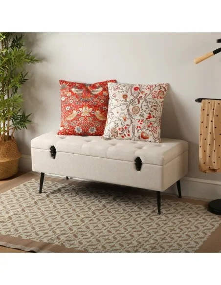 ALFOMBRA BEIGE CON CIRCULOS