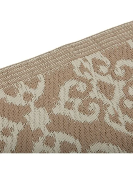 ALFOMBRA BEIGE CON FORMAS