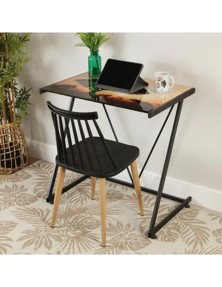 ALFOMBRA BEIGE CON HOJAS