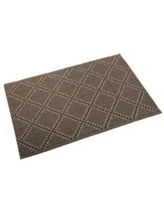 ALFOMBRA GRIS CON ROMBOS