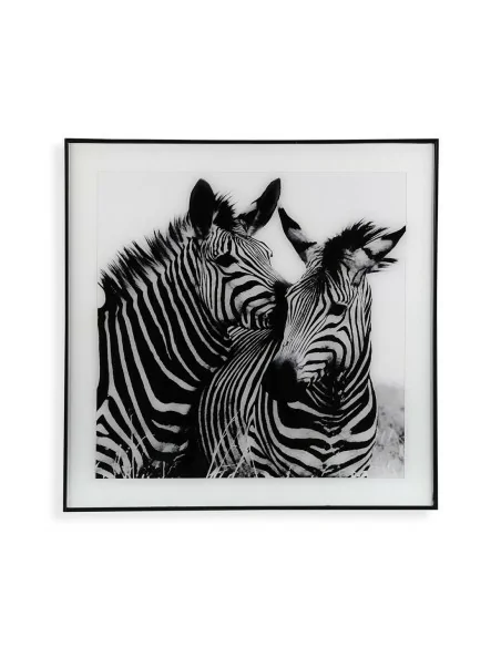 CUADRO CRISTAL ZEBRA 1