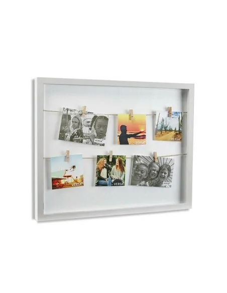 PORTAFOTOS CON PINZAS BL 40X50