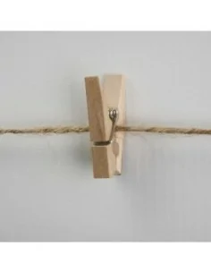 PORTAFOTOS CON PINZAS BL 40X50 2