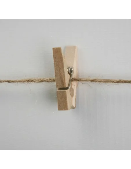 PORTAFOTOS CON PINZAS BL 40X50