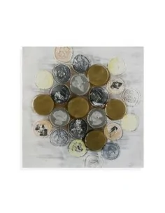 CUADRO MONEDAS DORADAS