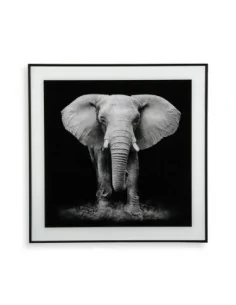 CUADRO CRISTAL ELEFANTE 1