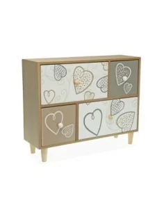 JOYERO MADERA 4 CAJONES COZY