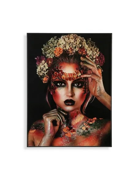 CUADRO CRISTAL MUJER AMAZONA 3